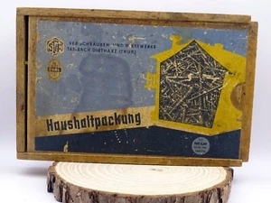 Eisenwarenkasten „Haushaltpackung“ Original DDR um 1954-1964 (367) Museumsstück - Bild 1 von 4