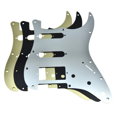 11 Hole Metal Aluminum Anodized ST HSS Pickguard Fits for Fender Stratocaster