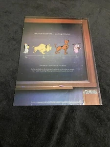 CARTOON NETWORK 2002 ad Droopy, Spike, Scooby Doo, Courage the Cowardly Dog - Picture 1 of 1