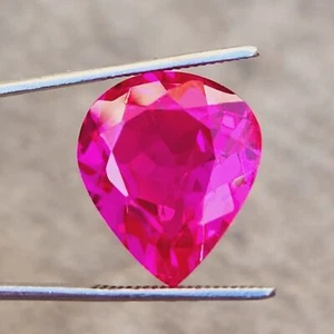 13.50 Ct Natural Pink Padparadscha Certified Gemstone Pear Cut Gemstone g175 - Picture 1 of 6