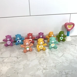 9 Care Bears Mini Figuren PVC Cake Topper 80’s 1.75” Tall TOFC Vintage - Bild 1 von 5