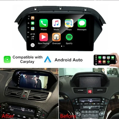 Radio estéreo 9" Android 12.0 GPS Wifi para Honda Acura MDX 2007-2013 con Carplay Foto 1 de 4