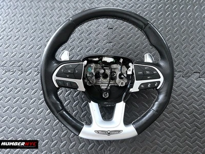 JEEP 2018 - 2021 TRACKHAWK 6.2L 皮革踏板变速器加热钢圈 — 第 1/4 张图片