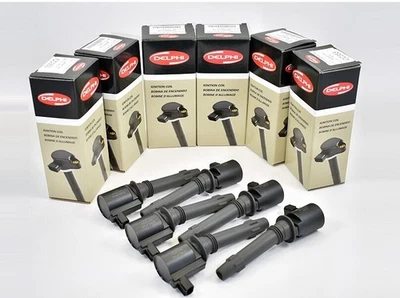 6x Ignition Coils For Ford Ford Falcon BA, BF XR6 4.0L, FG, LPG E-GAS 4.0L - Image 1 of 4
