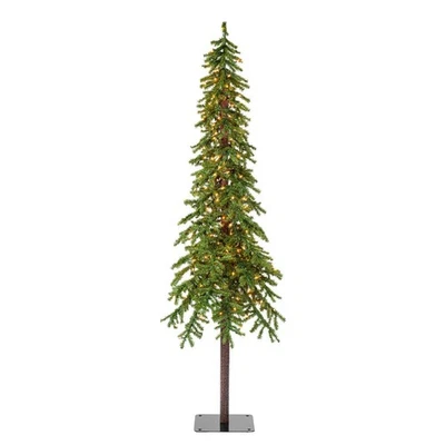Vickerman 7' x 44" Natural Alpine Artificial Christmas Tree 921T 300CL - Image 1 of 4