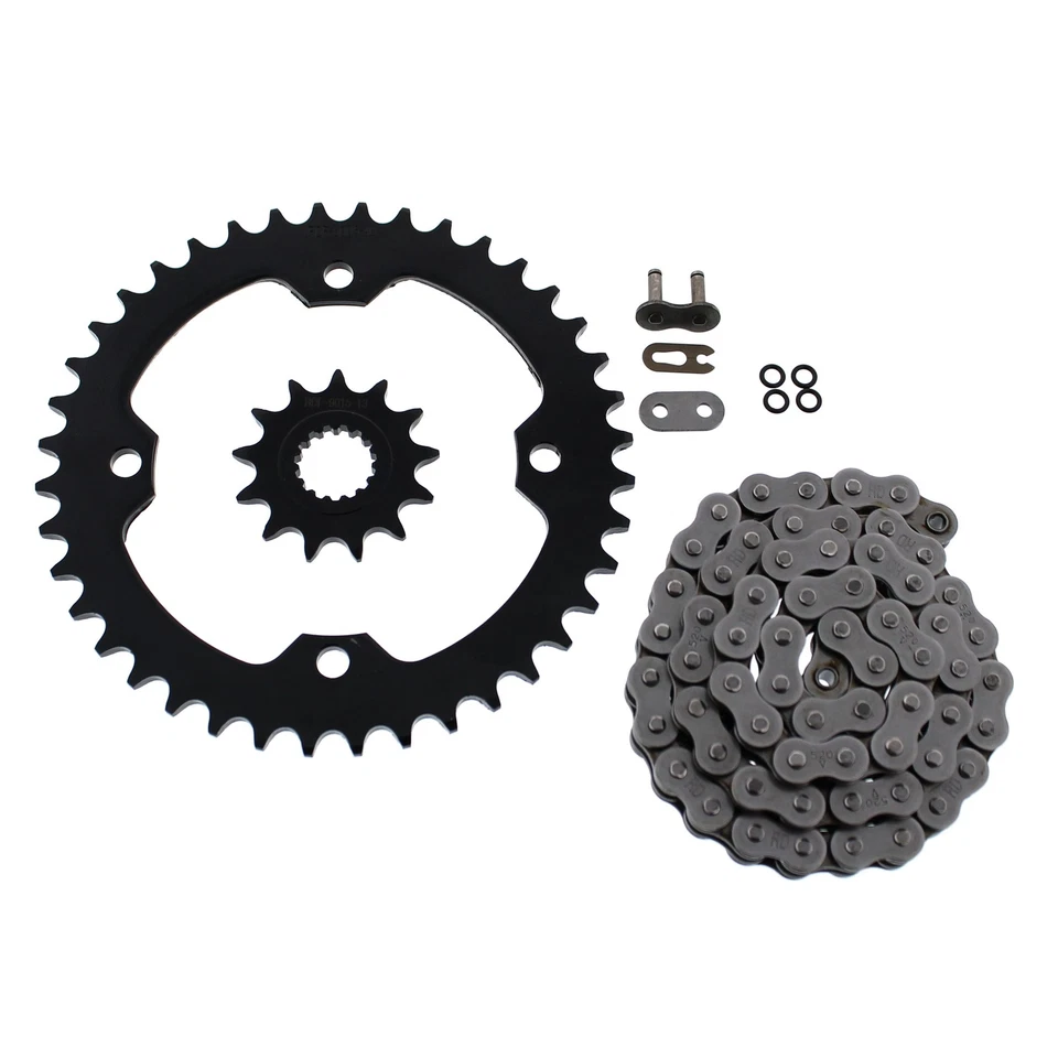 Yamaha YFM700 700 Raptor 2006-2009 cadena de junta tórica y piñón negro 13/40 102L Foto 1 de 1