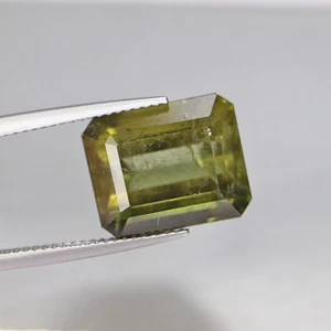 12.35 Cts Exquisite Octagon Cut Unheated Africa Natural Tourmaline Gemstone - Picture 1 of 5