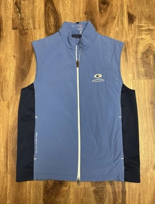 Ralph Lauren RLX Performance Golf Vest Mens Size M Medium Blue Bandon Dunes - Image 1 of 4