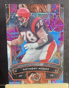 2024 Topps Football Resurgence Sky Blue Pink Shock #18 Anthony Munoz Cincinnati - Picture 1 of 2