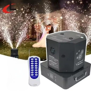 DMX 1300W Spin Cold Spark Machine Double DMX Sparkler Machine Fireworks Fountain - Picture 1 of 5