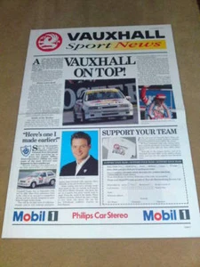 Vauxhall Sport News Sept 1992 (A3) - Bild 1 von 1