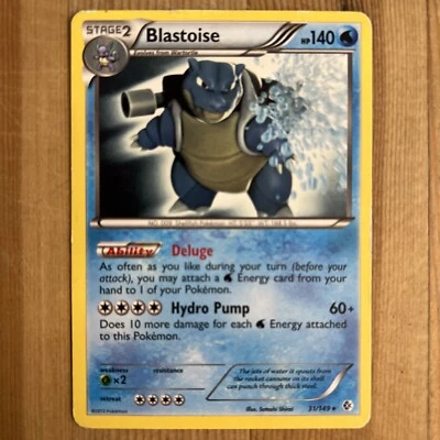 Blastoise 31/149 - Rare - Boundaries Crossed - Pokemon TCG - MP - Image 1 of 2