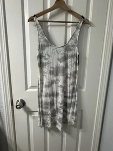 Vestido sin mangas Hurley para mujer talla S tie-dye calce y acampanado gris negro encubrimiento - Imagen 1 de 7