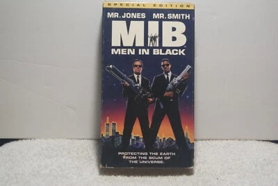 MEN IN BLACK VHS  Will Smith 1997 Action Scifi  Comedy Aliens - Image 1 of 3