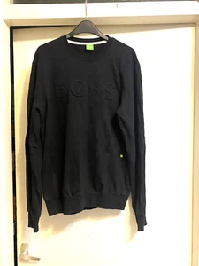 Hugo Boss Men's Black Crew Neck Jumper Large - Picture 1 of 8