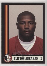 1992-93 Motion Florida State Seminoles Superstars Clifton Abraham #45