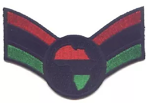 100 Pcs RASTA Africa Map in (RBG) V Embroidered Patches 3.9"x2.5" iron-on - Picture 1 of 1