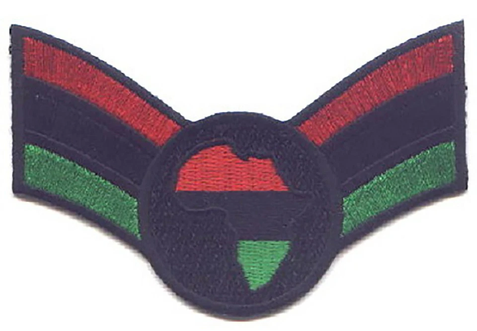 100 Pcs RASTA Africa Map in (RBG) V Embroidered Patches 3.9"x2.5" iron-on - Image 1 of 1