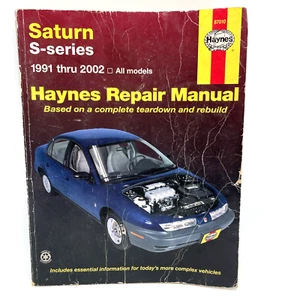 Haynes Saturn S-Series 1991 thru 2002 Repair Manual #87010 - Picture 1 of 10
