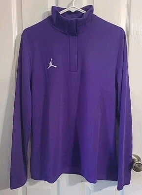 Camiseta de entrenamiento Nike Air Jordan Dri-Fit 1/4 cremallera para mujer grande manga larga DQ7917-545 Foto 1 de 4