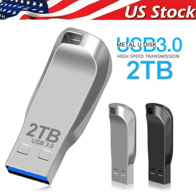 1TB/2TB USB 3.0 Flash Drive Thumb U Disk Memory Stick Pen PC Laptop Storage lot - Image 1 of 4