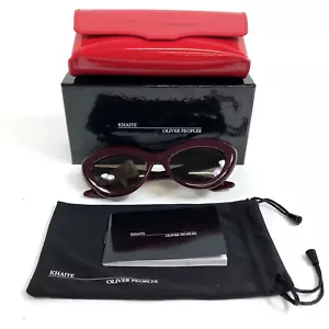 Oliver Peoples x KHAITE Sunglasses OV5523SU 178973 1968C Red Brown Lenses - Picture 1 of 14