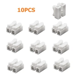 10pcs Auto Electrical Cable Wire Connectors Quick Splice Self Locking Terminal - Picture 1 of 8
