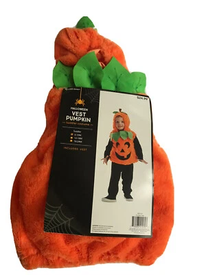 Disfraz Calabaza Halloween Infantil, 6-12 Meses-Incluye Chaleco Foto 1 de 4