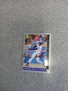 Juan Williams Signed In Person 1993 Classic Best Minor League Rookie Card - Picture 1 of 1