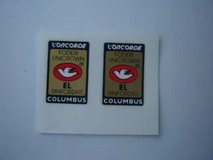 COLUMBUS CONCORDE FORK DECALS / STICKERS (PAIR) - Imagen 1 de 1