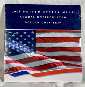 2008 United States Mint Uncirculated Dollar Coin Set Sealed! Silver Eagle! OGP! - Picture 1 of 2