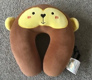 Childs Travel Neck Pillow Monkey Design. used once - Picture 1 of 2