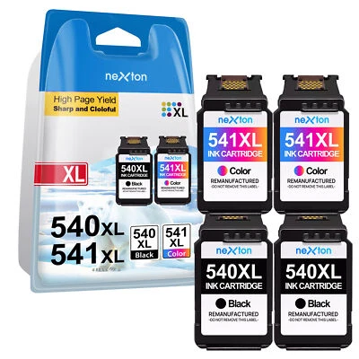 Canon 540/541 & 540XL/541XL Noir & Tricolour Cartouche d'encre pour Pixma MG2150 - Photo 1/4