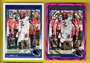 2024 Score 397 TJ Tampa RC Pink Ellipse 155/299 Ravens Rookie CB + Base RC - Picture 1 of 1