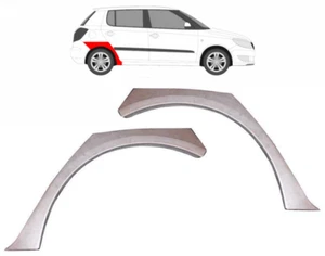 Für Skoda Fabia 2007-2010 Radlauf Reparaturblech Hinten / Links + Rechts - Bild 1 von 3