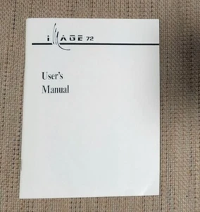 Scarce 1989 IMAGE72 • A4TECH User's Manual PMU-IMAGE720 Taiwan Early Computing - Picture 1 of 9