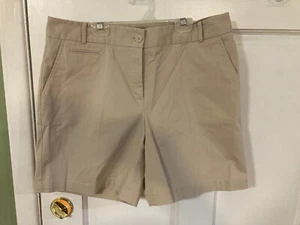 womens light beige shorts Talbots size 12 - Picture 1 of 2