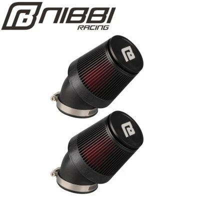NIBBI 2pcs 48mm Washable Air Filter Pod For Honda CB350 CB360 CB450 CB500T CL - Image 1 of 4
