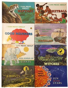 Lot of 8 Vintage 1970s I CAN READ ABOUT Picture Book Troll Associates - Picture 1 of 9