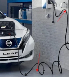 Nuevo organizador de carrete de cable de carga eléctrico Nissan Leaf Ariya Townstar B96M54FJ00 - Imagen 1 de 10