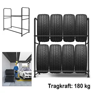 Reifenregal Reifenständer Werkstattregal Schwerlastregal Lagerregal Max. 180 kg - Bild 1 von 13