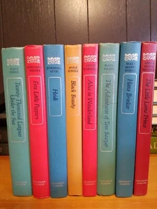 Lot of 8 Children's Classics Illustrustrated Classic Literature Hardcover - Picture 1 of 4