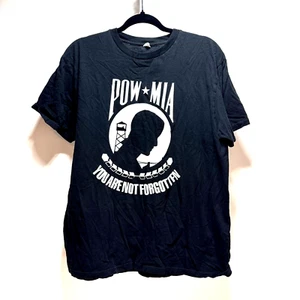 Camiseta POW MIA Talla Grande Negra Jon Lauren - Imagen 1 de 2