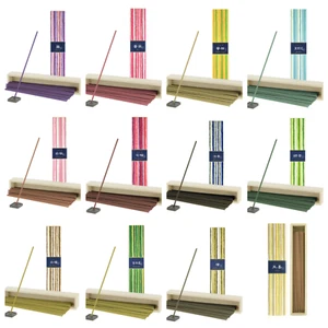 Kayuragi  Incense Boxed Japanese Incense +ceramic  Holder 40 Sticks Nippon Kodo - Picture 1 of 14