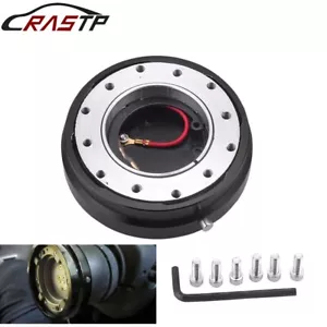 Universal Car Steering Wheel Quick Release Hub Racing Adapter Snap Off Boss Kit - Picture 1 of 9