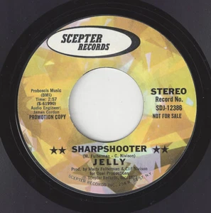 ♫JELLY Sharpshooter/Same Scepter 12386 PSYCH ROCK 1973 45RPM♫ - Picture 1 of 2