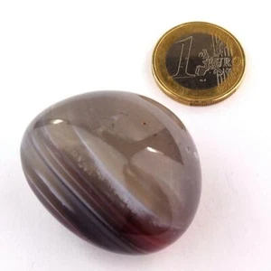 Mosambik Achat Handschmeichler Ø 40 mm AA  Qualität handpoliert Trommelstein 170 - Bild 1 von 1