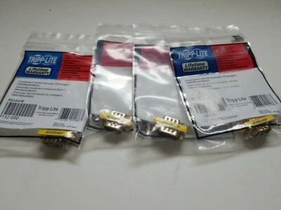 4 pieces, DB9 Gender Changer, (Male/Male), Tripp-Lite P152-000, *New, *Free Ship - Image 1 of 4