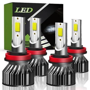 For Cadillac CTS 2008-2014 - 6000K 4pc LED Headlight High & Low Beam Bulbs Combo - Bild 1 von 13