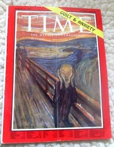 Vintage March 31,1961 No Label Time Magazine Munch The Scream Cover Laos VietNam - Bild 1 von 8